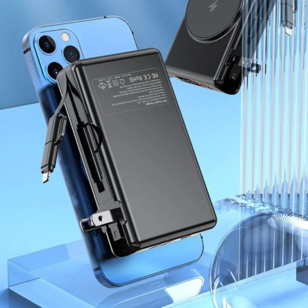 5-in-1 Universal Powerbank (Kompatibel mit allen Steckdosentypen)