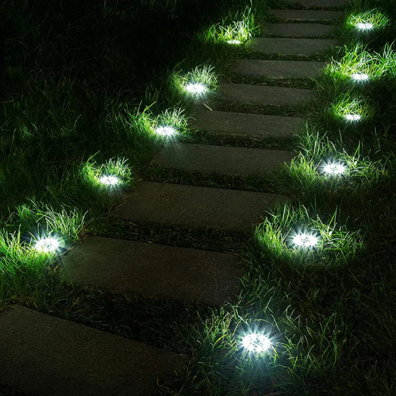 Solar Bodenlichter – Wetterfeste Outdoor-LED-Wegbeleuchtung, betrieben durch die Sonne