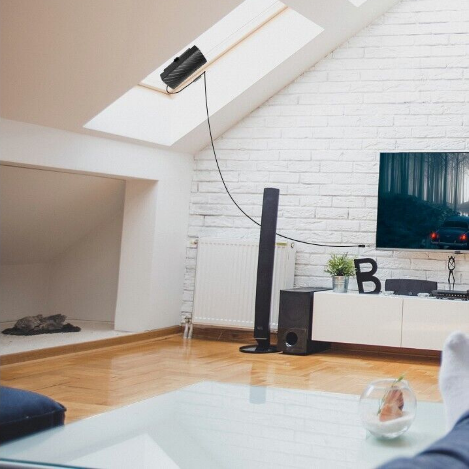 Long Range Indoor HDTV 4K Digitalantenne 600 Meilen
