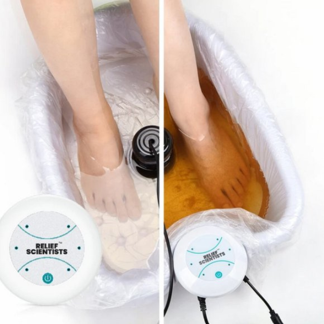 Premium-Ionen-Fußdetoxbad mit Vibrationsmassage & Whirlpoolfunktion, Elektrisch, Kompakt