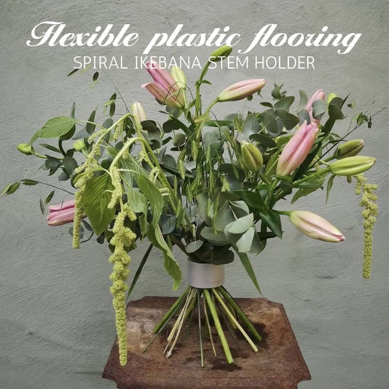 Spiral-Blumenstielhalter für kreative Blumenarrangements – Stabil und vielseitig