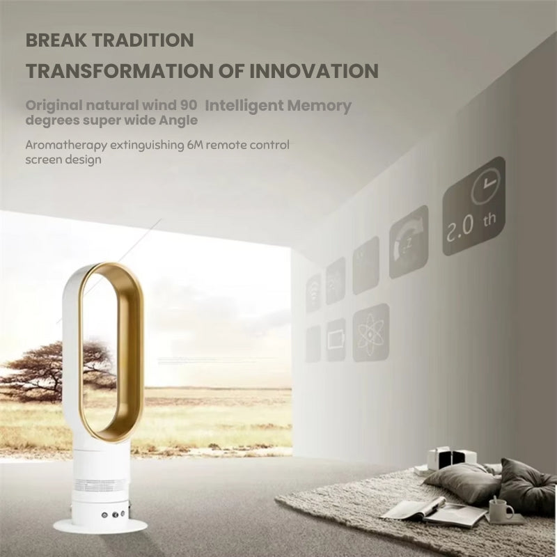 Blade-loser Turmventilator-Heizgerät | Energieeffiziente heiße und kalte Luftströmung