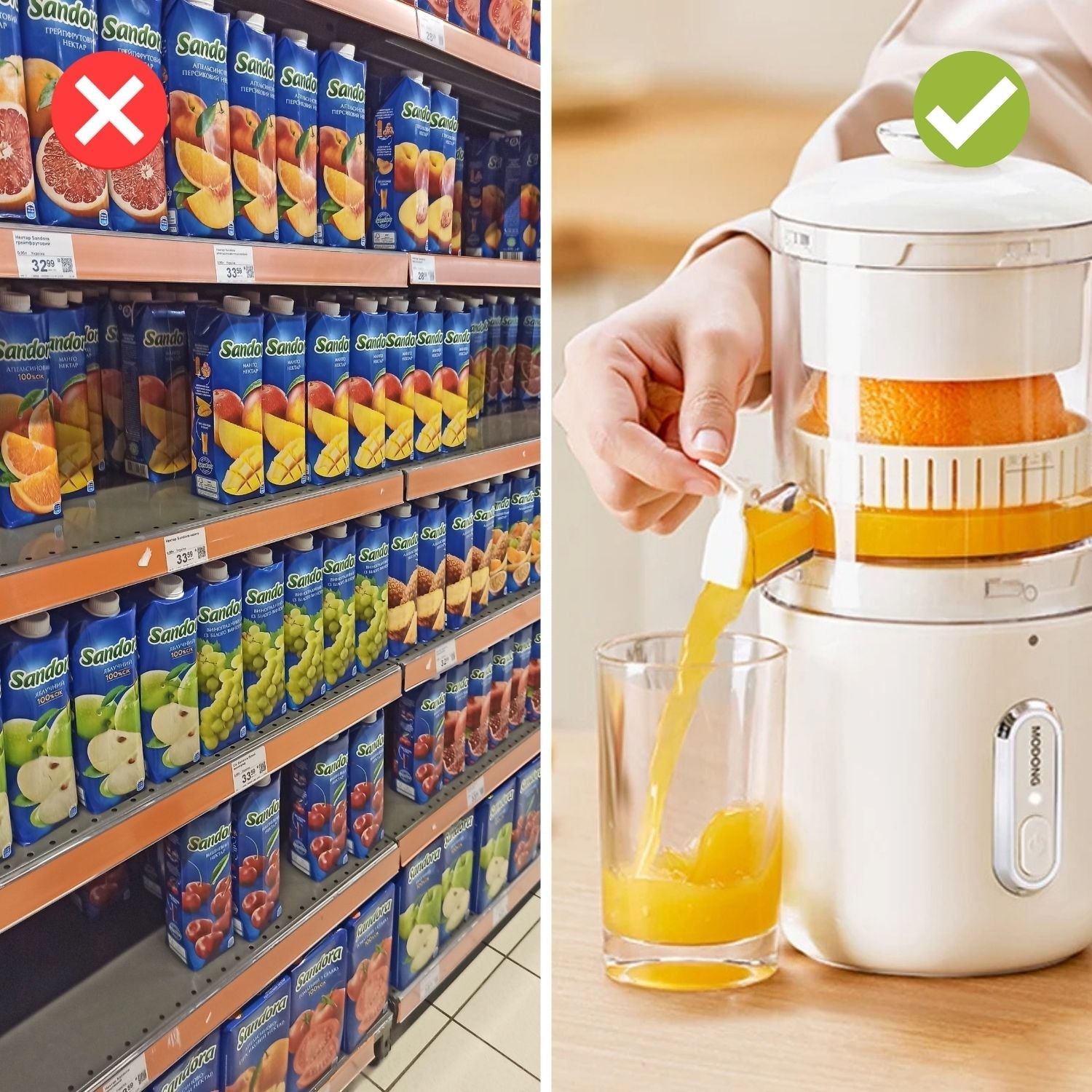 Zelara - Trinken Sie gesunden, selbstgemachten Saft mit einem Klick!