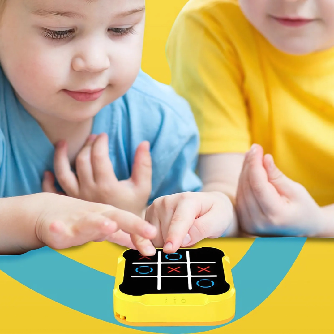 Super Tic-Tac-Toe Puzzle-Spiel für Kinder – Tragbares Lernspielzeug