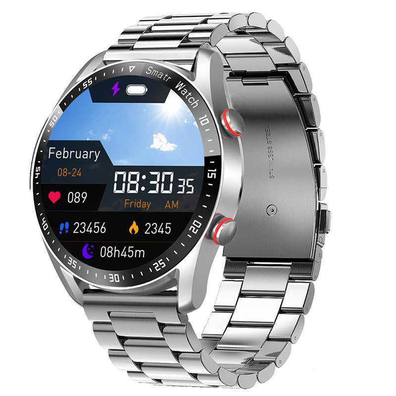 Multifunktionale Bluetooth Talk Casual Smartwatch Für Männer/Frauen