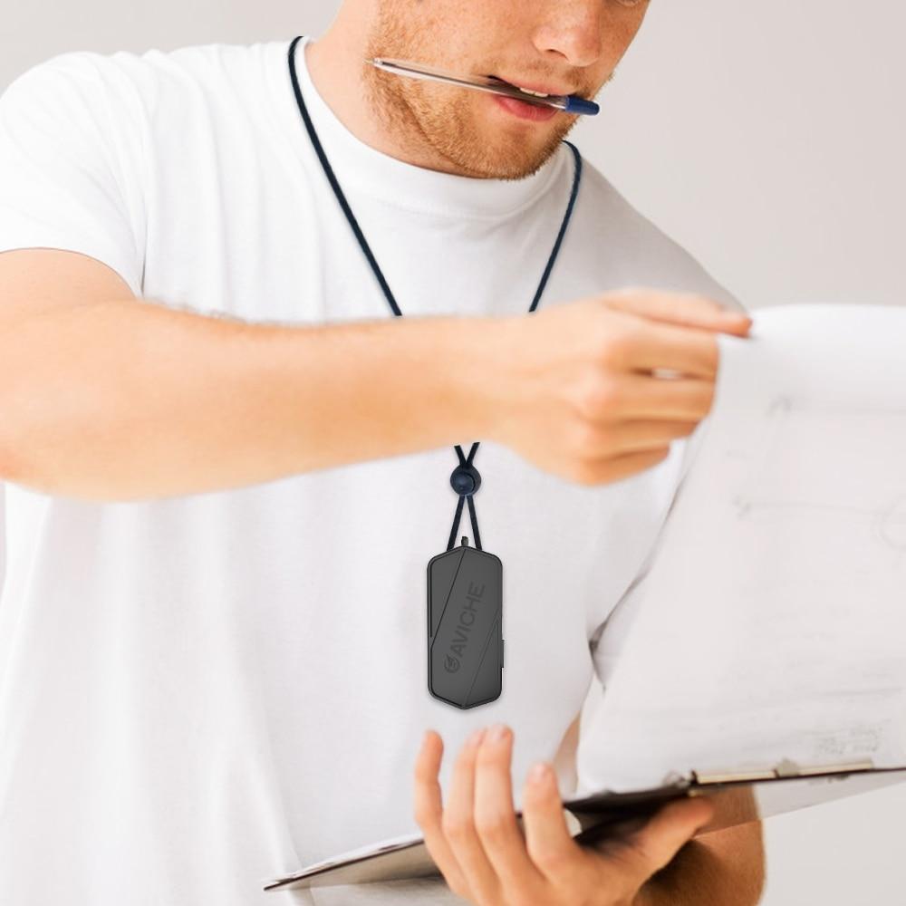 Mobiler Luftreiniger zum Umhängen – Tragbarer Ionisator Halskette gegen Staub & Gerüche