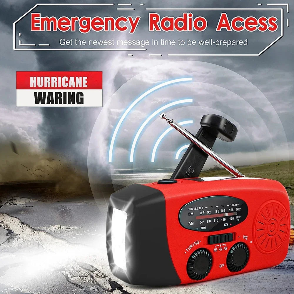 LifeSaver Multifunktionales Aufziehradio