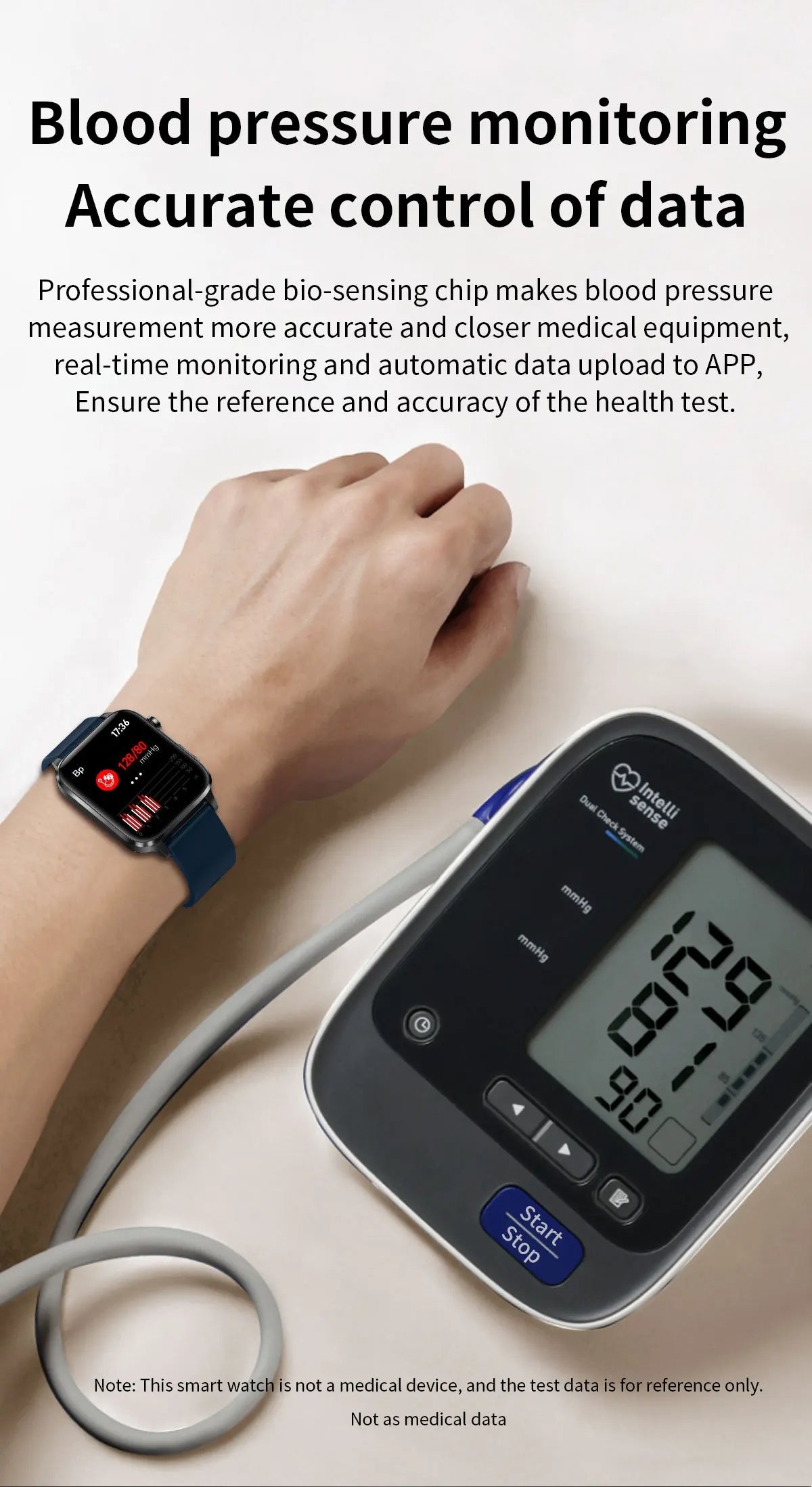 Nicht-invasive Glukoseüberwachungs-Smartwatch