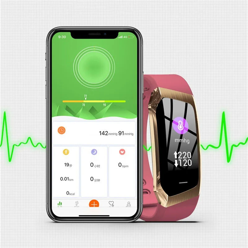 Blutdruck Smartwatch und Herzfrequenzmonitor