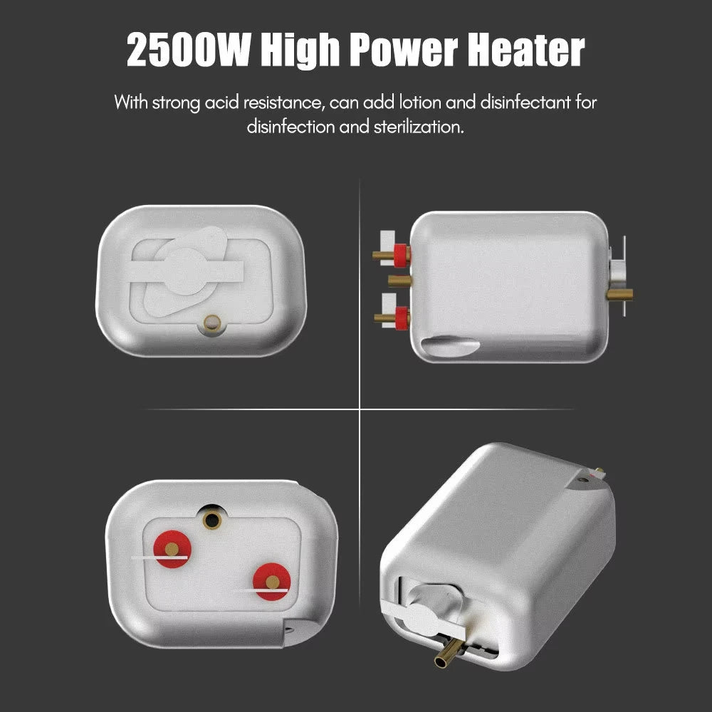 2500w Dampfreiniger Mit Hochdruck - 6 Stufen Für Zuhause Und Küche