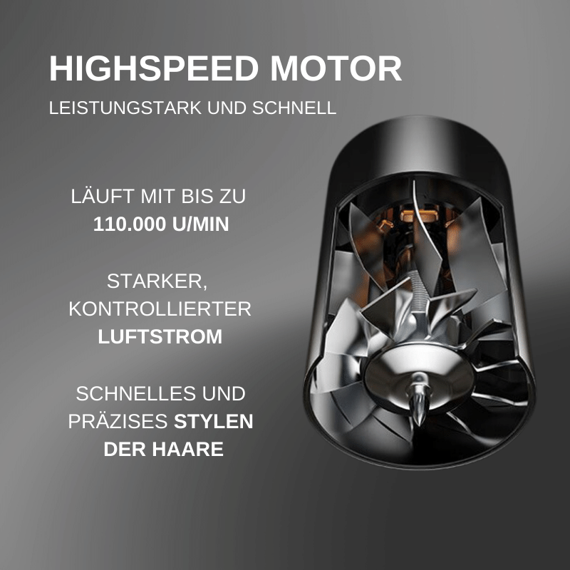Eleganter 5-in-1 Haartrockner für Professionelles Styling