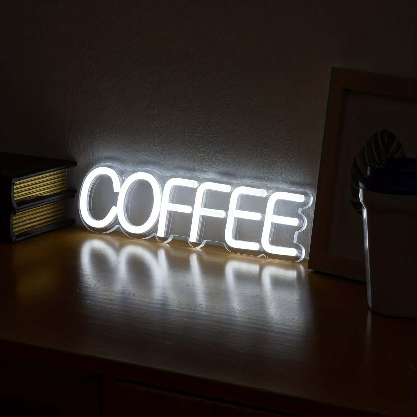LED Nachtlampe Kaffee Design - Stimmungslicht