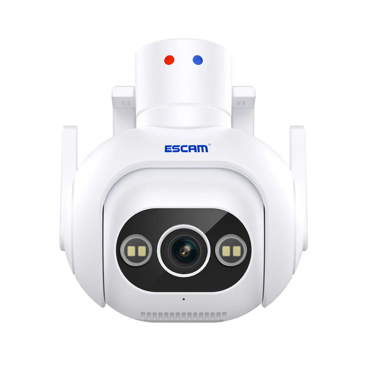 ESCAM PT304 4MP 1440P 10X Zoom IP-Sicherheitskamera mit humanoider Erkennung, WIFI, Nachtsicht und Alarmton (EU-Standard)