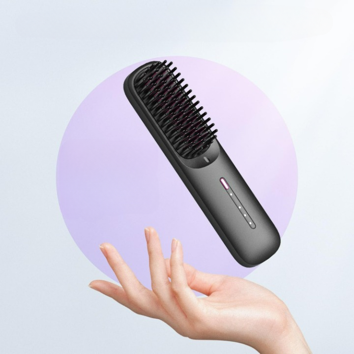 Tragbare Haarglättungsbürste
