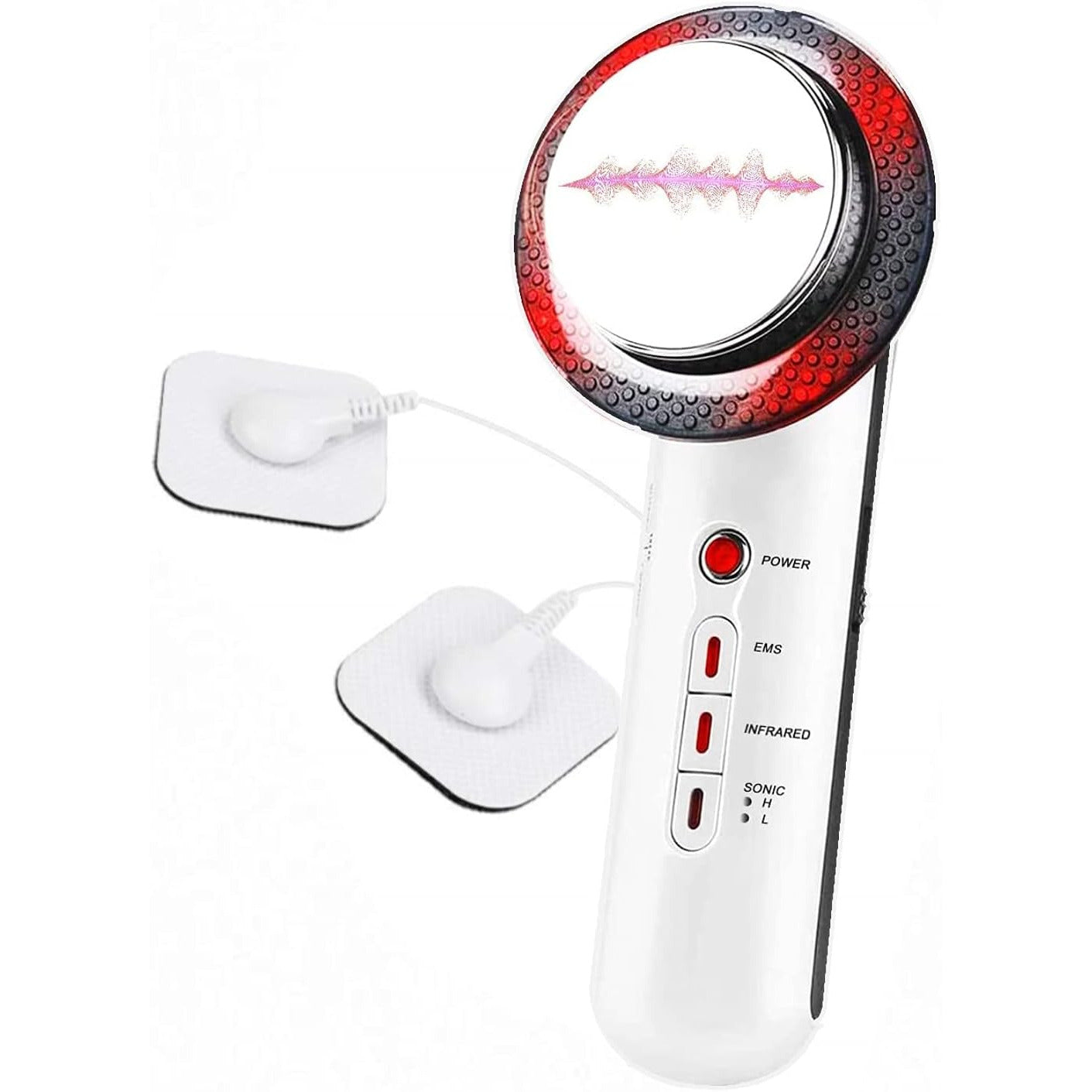 Gesichts- und Körpermassagegerät – Ultraschall – Infrarot – EMS-Kavitation – Körper-Cellulite-Entferner – Hautstraffungsgerät – Anti-Cellulite-Effekt