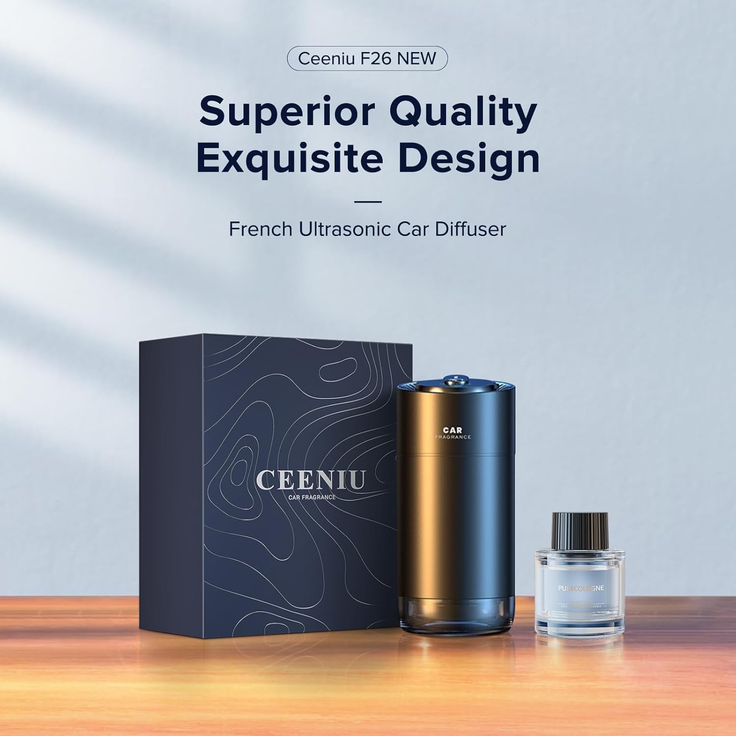 Smart Auto-Luftreiniger – Ultraschall Duftspender mit 17 natürlichen Düften