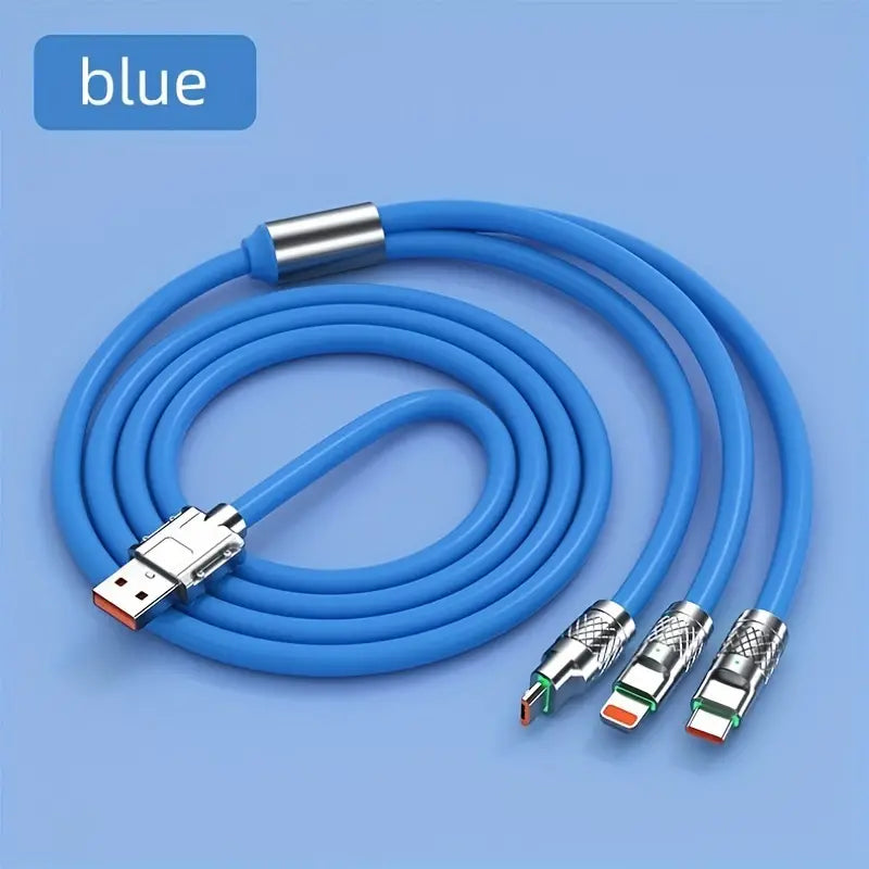 3-in-1 Super-Schnelllade-Kabel mit LED-Anzeige