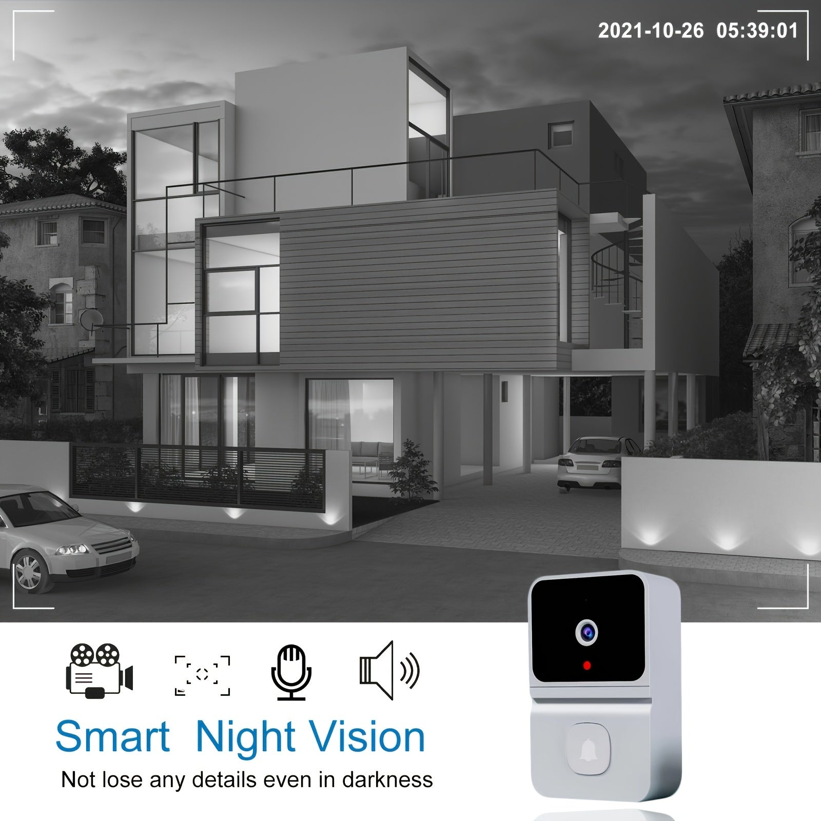VisioBell Smart-Türklingel – Sicherheit und Komfort mit HD-Video und Zwei-Wege-Kommunikation