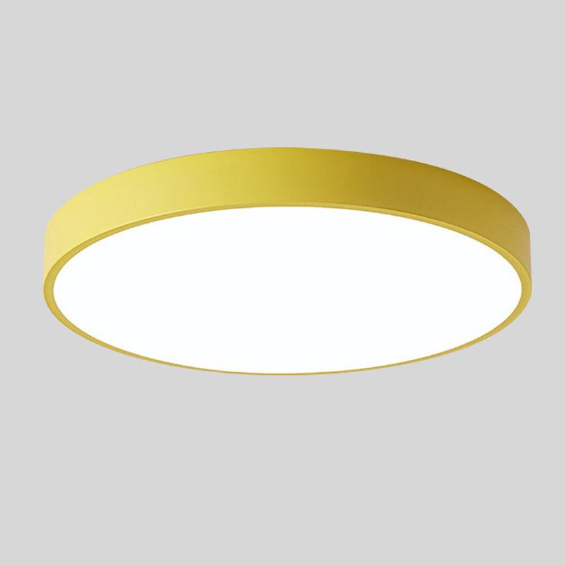 LED Deckenleuchte Holz Rund Modern
