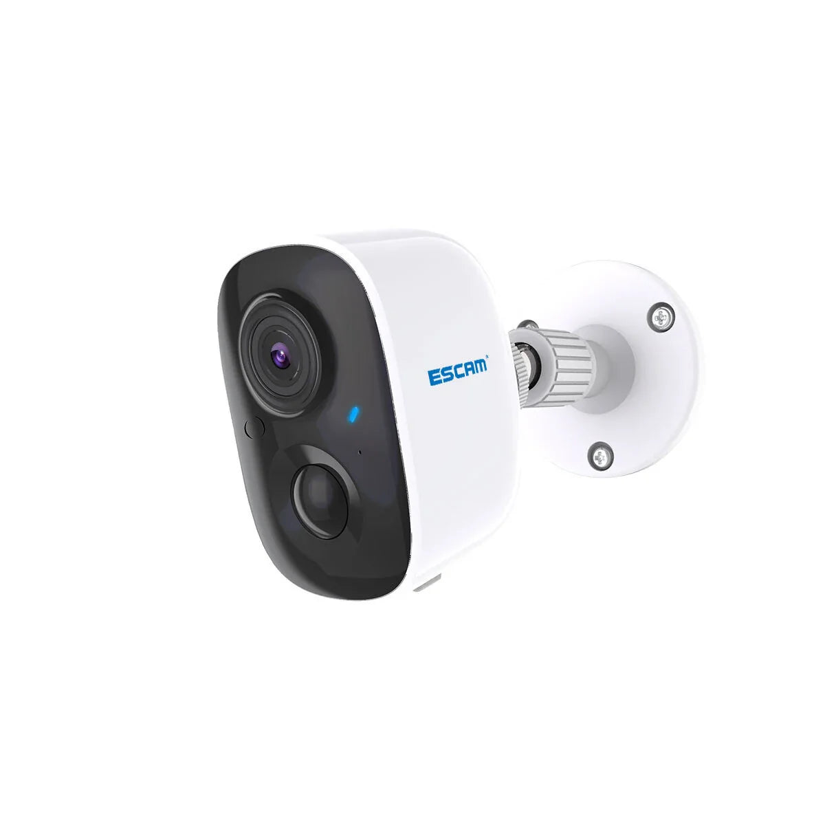 ESCAM G14 3MP HD WiFi IP-Kamera mit KI-Erkennung, H.265, wiederaufladbare Batterie, PIR-Bewegungserkennung, Cloud-Speicher, Nachtsicht, Gegensprechfunktion