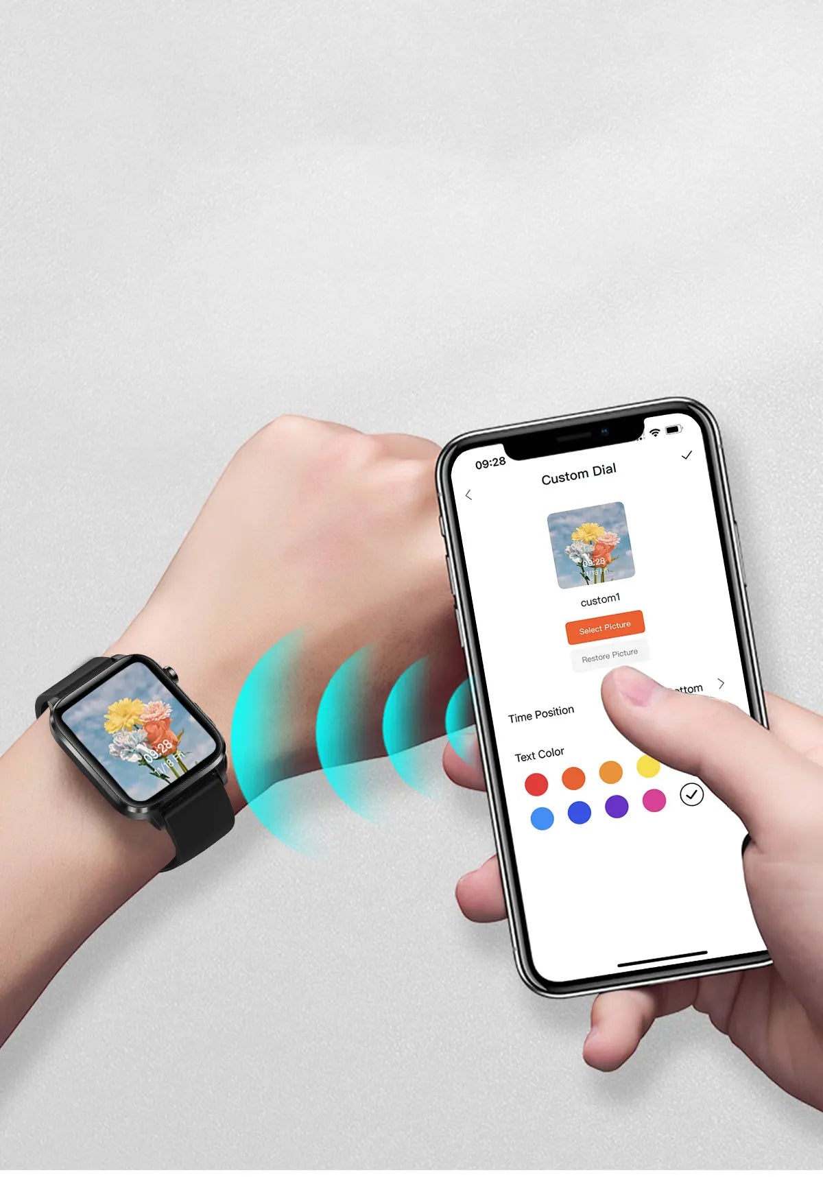 Nicht-invasive Glukoseüberwachungs-Smartwatch