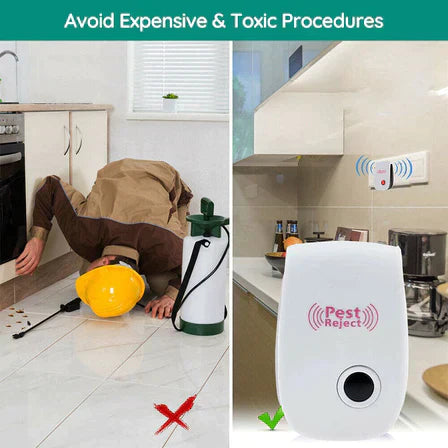 Maus Nagetiere Insekten und Nagetier Ultraschall Sonar Geräusch Abweisend Geräuschschreck Stecker