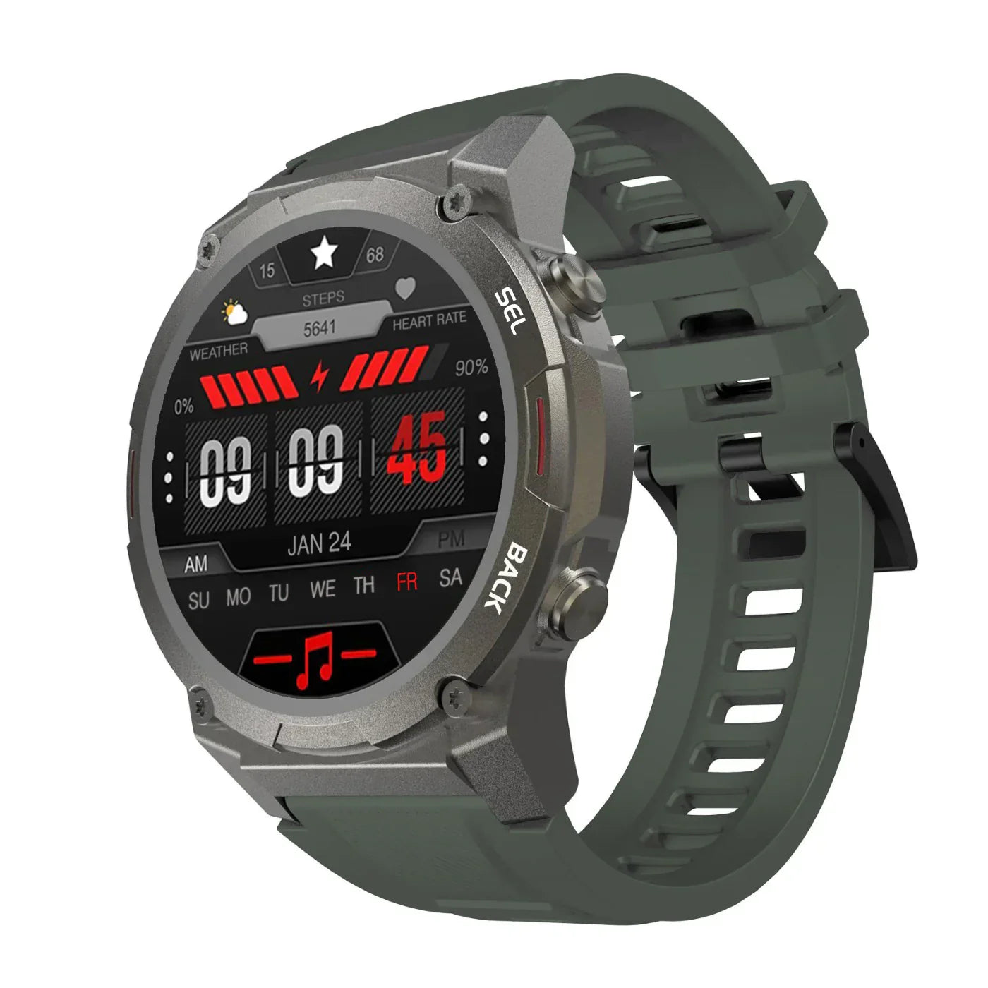Pro Fit Smart Wach - Blutzuckerüberwachung, Sportmodi & Wasserdichtes Design