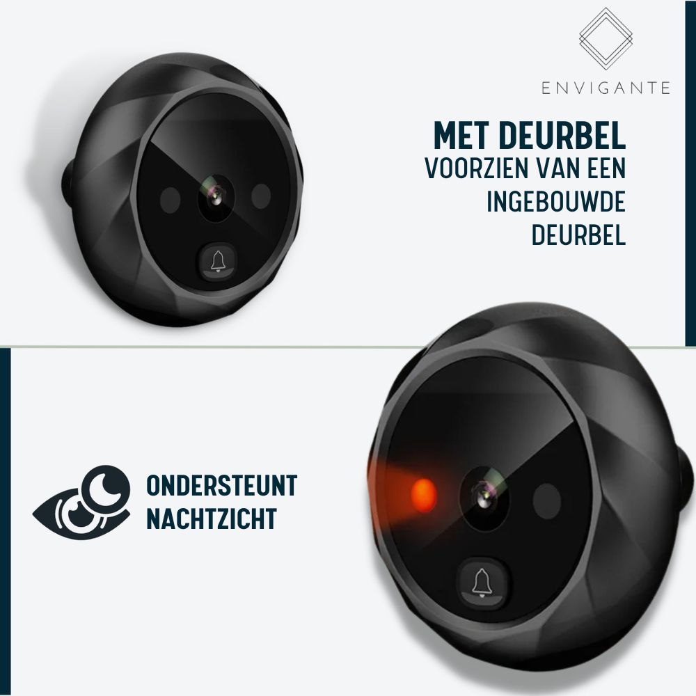 DoorCam - Envigante Türspion Video-Türklingel Sicherheitskamera