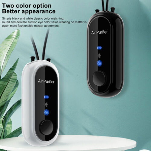 Tragbarer Luftreiniger mit Negativionen-Technologie und langer Akkulaufzeit