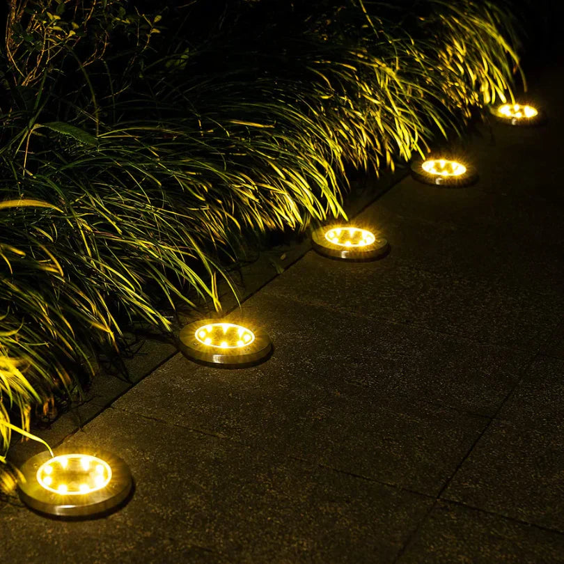 Solar Bodenlichter – Wetterfeste Outdoor-LED-Wegbeleuchtung, betrieben durch die Sonne