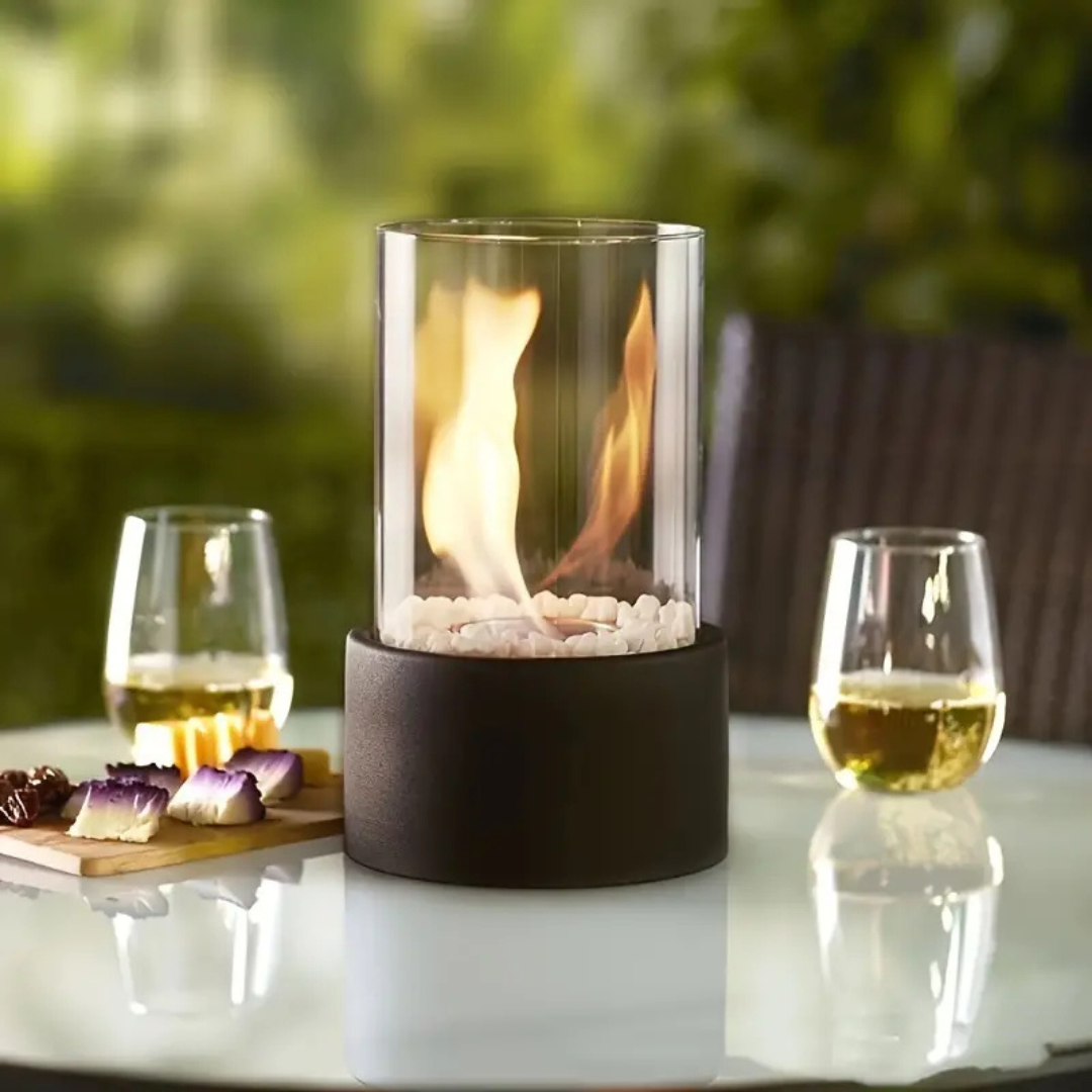 Moderne Tragbare Mini Feuerstelle Tischlampe
