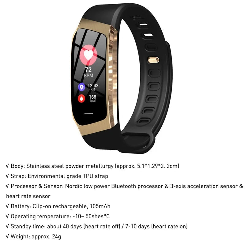 Blutdruck Smartwatch und Herzfrequenzmonitor