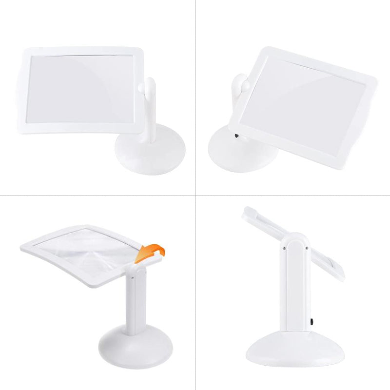 Handfreie Schreibtischlupe mit LED