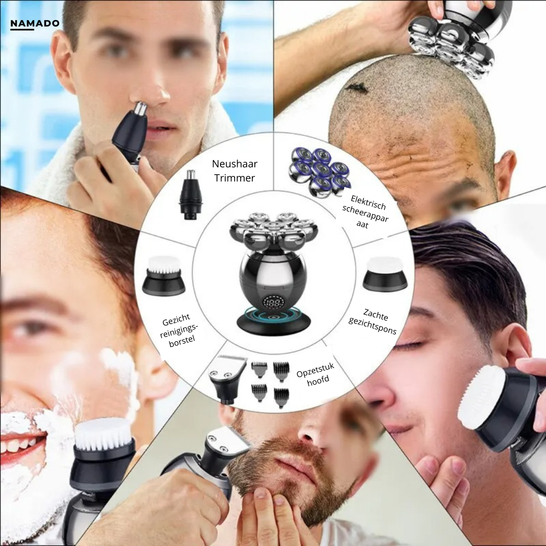 Flexishave Pro - 7D Rasierer Herren & Damen, Wasserdicht, Reizfrei, Ergonomisch