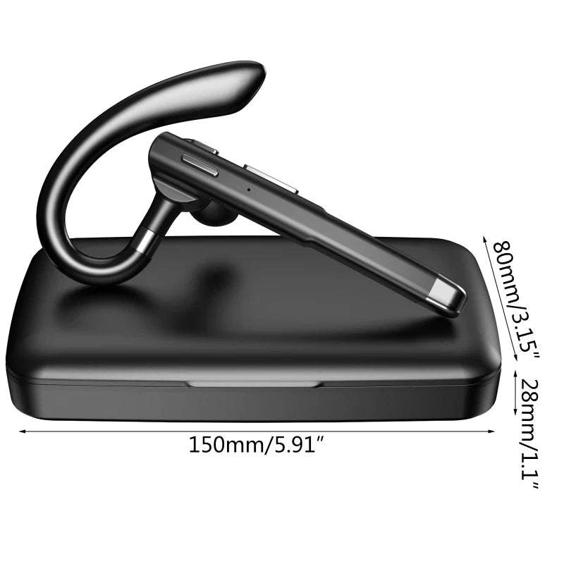 Trucker Dual Mic Wireless Bluetooth 5.1 Geräuschunterdrückendes Headset/Ohrstück
