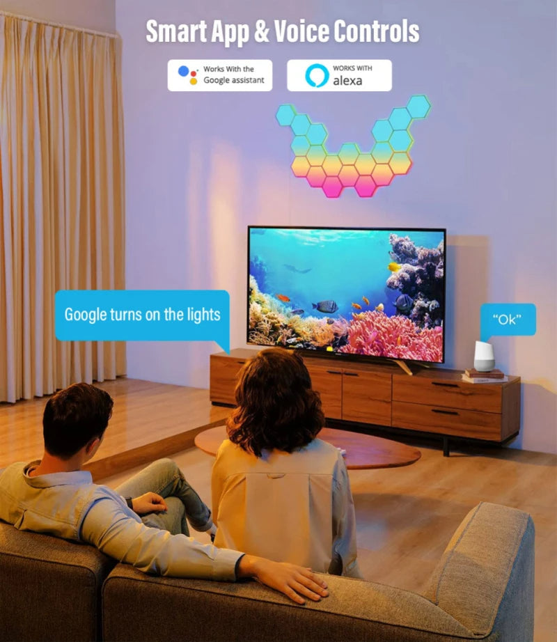 Smart Hexagon Lichter