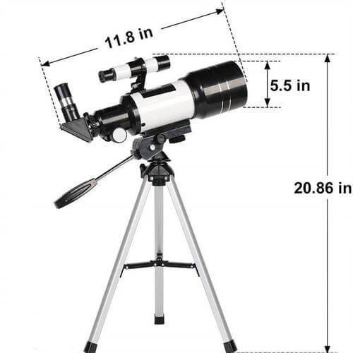 Erkunde die Sterne mit Leichtigkeit - professionelles Teleskop mit Stativ & 150x Zoom für Mondbeobachtungen