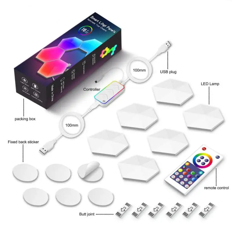 Smart Hexagon Lichter
