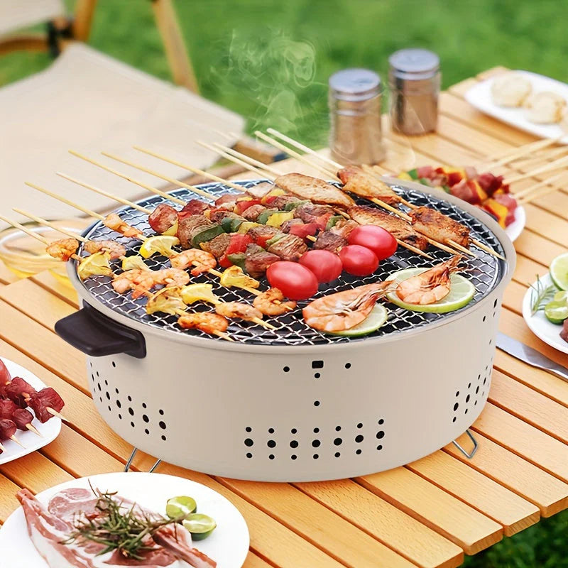 Rauchfreier Holzkohlegrill ToGo
