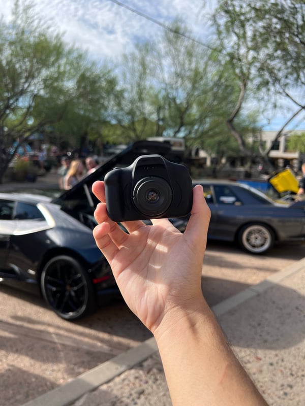 MiniCam - Digitale Vintage-Filmkamera - direkt auf das Mobiltelefon übertragen