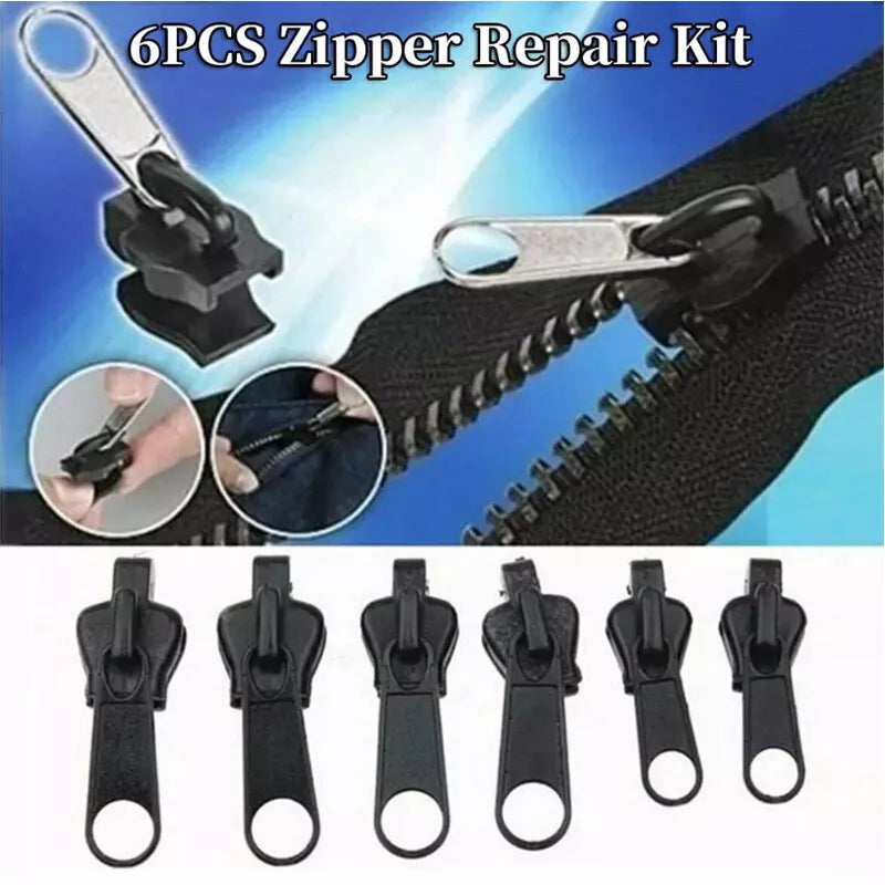 Fix A Zipper – 6-Pack Universelle Reißverschluss Reparaturlösung