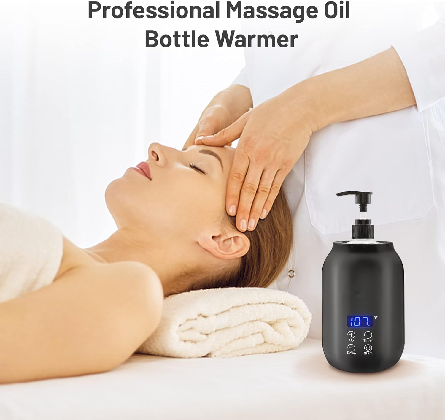 Professioneller tragbarer elektrischer Massageölwärmer – Schnelle Erwärmung & Digitale Steuerung