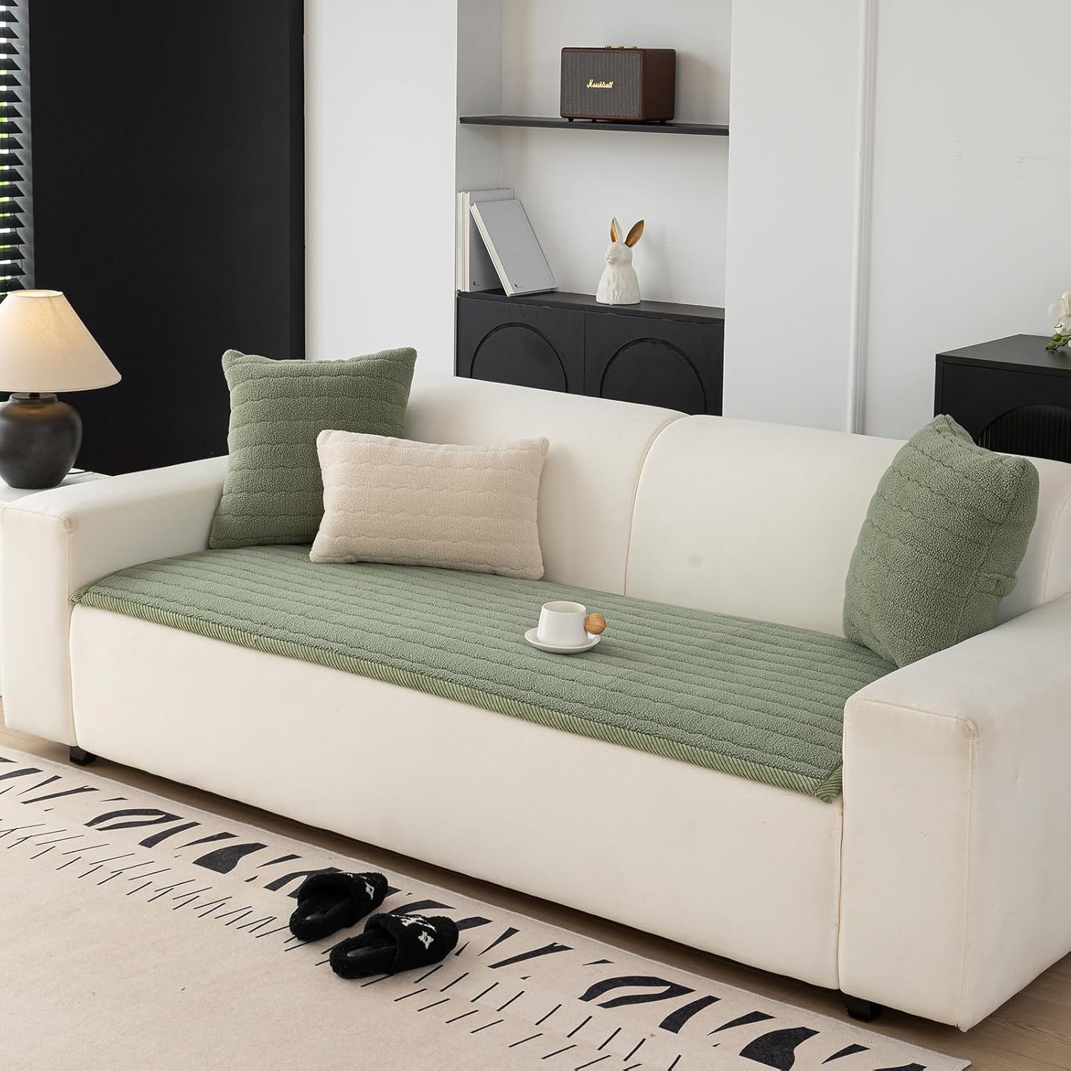 PolyesPlush Sofabezug | Rutschfester Überzug für Haustiere