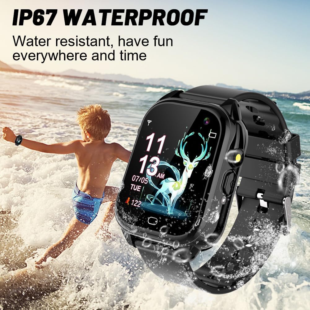 iWatch l Smartwatch für Kinder l Wasserdicht l Jungen und Mädchen