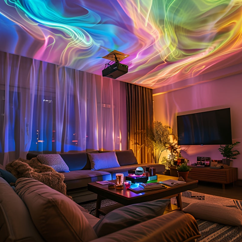 Magischer Lichtshow-Projektor – Bezauberndes, farbenfrohes Sternenhimmel-Effekt