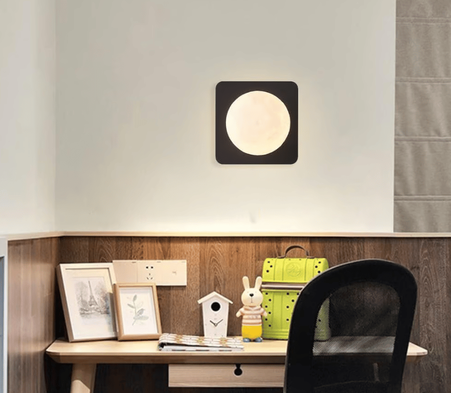 Zelara - 3D-gedruckte Mondlampe mit Smart-Touch und stufenloser Dimmfunktion Nachtlicht