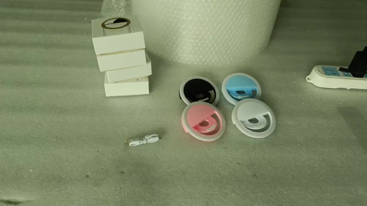 Lumi LED Selfie Ring Light – Tragbare Aufladbare Lampe für Smartphone und Computer