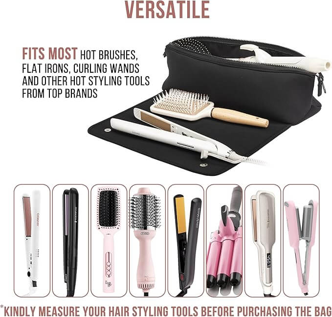 Hitzebeständige Styling-Matte & Reisetasche 2-in-1