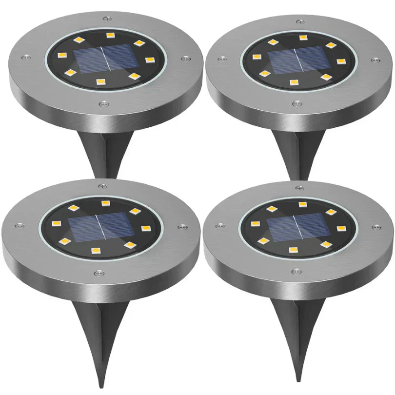 Solar Bodenlichter – Wetterfeste Outdoor-LED-Wegbeleuchtung, betrieben durch die Sonne