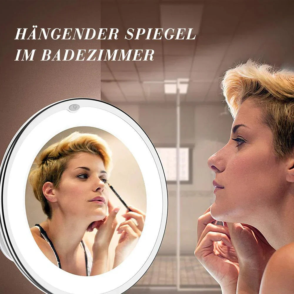 Kosmetischer LED-Spiegel mit 10-facher Vergrößerung